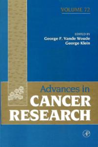 Advances in Cancer Research Volume 72