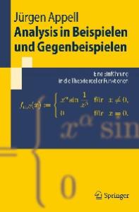 Analysis in Beispielen und Gegenbeispielen: Eine Einfuhrung in die Theorie reeller Funktionen (Springer-Lehrbuch) (German Edition)