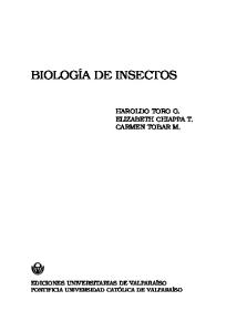 Biologia De Insectos