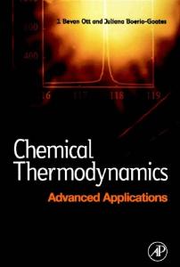 Chemical Thermodynamics - Advanced Applications