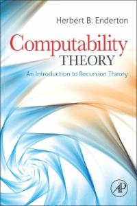 Computability theory. An introduction to recursion theory