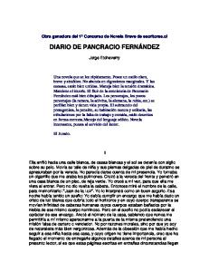Diario De Pancracio Fernandez