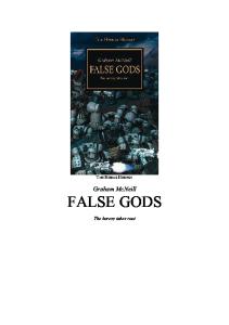 False Gods: The Heresy Takes Root