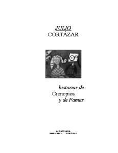 Historias de cronopios y de famas (Narrativa) (Spanish Edition)
