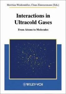 Interactions in ultracold gases
