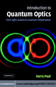Introduction to quantum optics