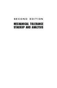 Mechanical Tolerance Stackup and Analysis, 2nd Edition