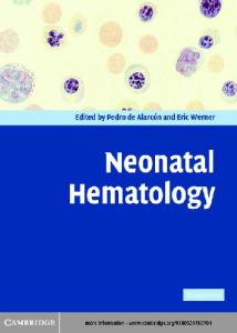 Neonatal Hematology