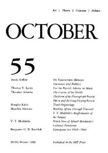 October journal No.No.55 Winter (1990)
