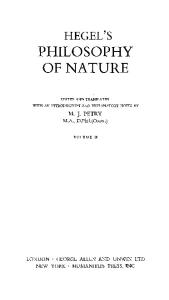 Philosophy of Nature, Vol. 2