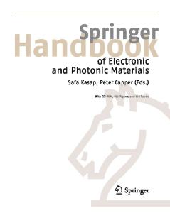 Springer Handbook of Electronic and Photonic Materials