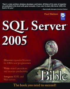 SQL server - bible