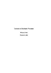 Stochastic Processes 001