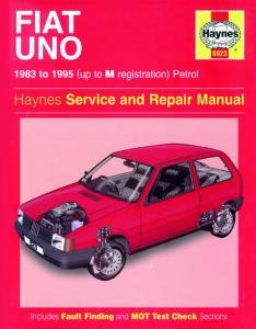 The Fiat Uno: 1983 - 1995 Petrol (Up to M Registration) Service and Repair Manual 0923 (Haynes Manuals)