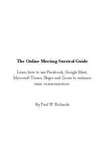 The Online Meeting Survival Guide