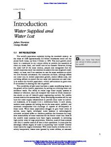 Water Loss Control Manual (Manuals)
