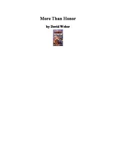 Weber, David - Honor 11 - More Than Honor