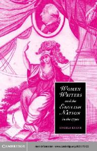 Women writers english nation in 1790s