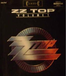 ZZ Top Volume 1 Guitar Vocal CLASSIC Authentic Guitar-Tab Edition includes complete Solos